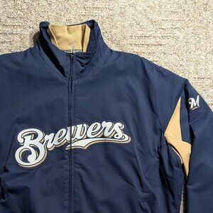 Majestic Milwaukee Brewers Therma Base Jacket
